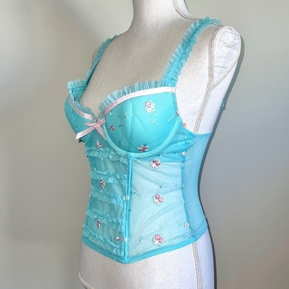 Fairy Floral Mesh Bustier - Picture 2 of 6